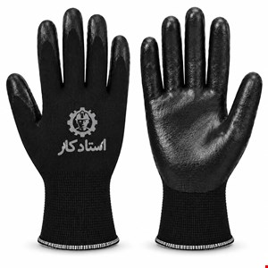 دستکش استاد کار مشکی 