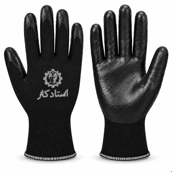 دستکش استاد کار مشکی 